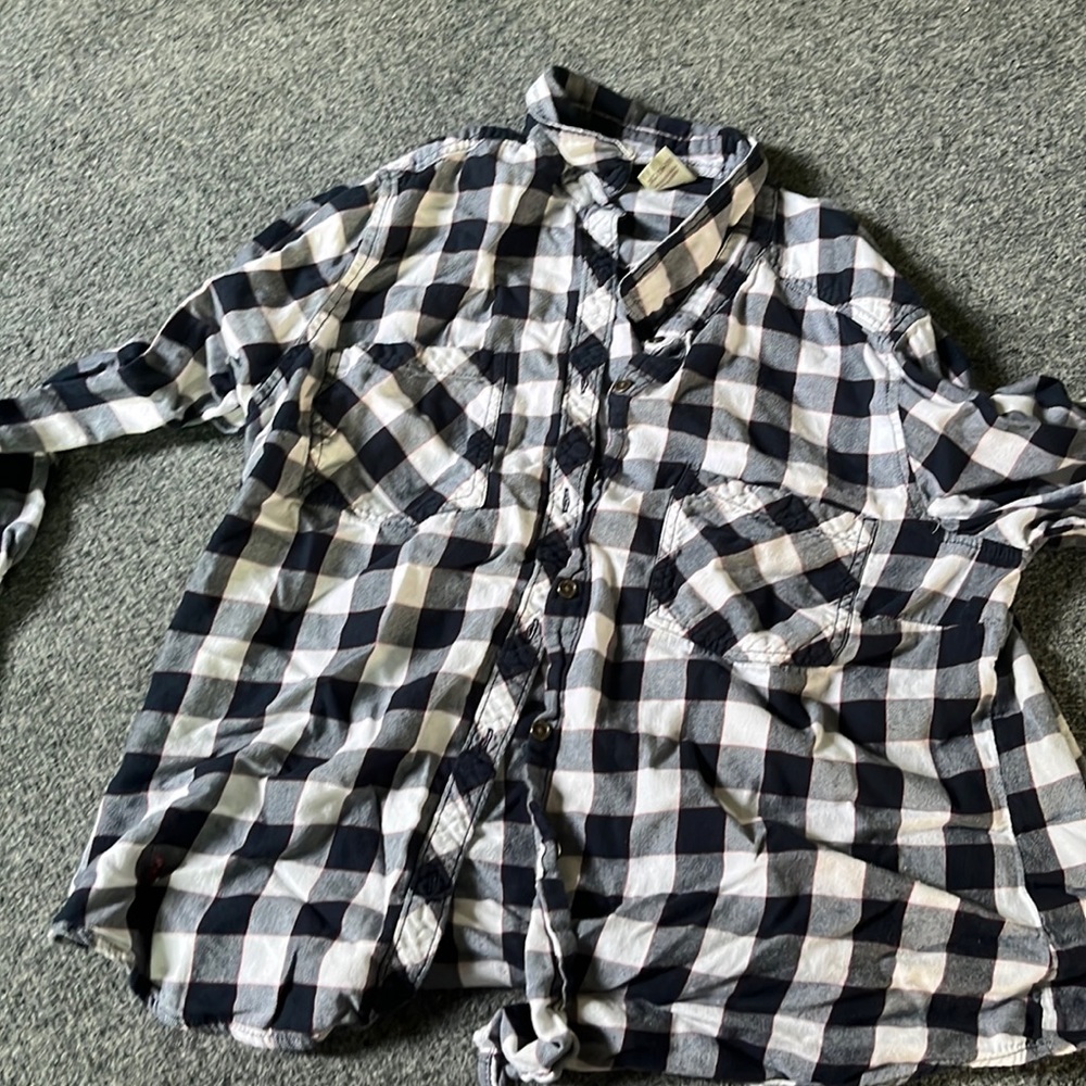 Flannel for a woman’s size extra-large from dry goods